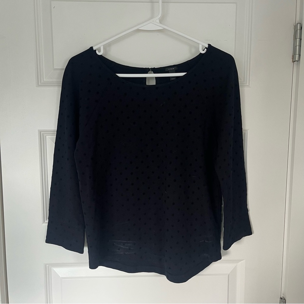 J. Crew Black Blouse - Picture 1 of 4